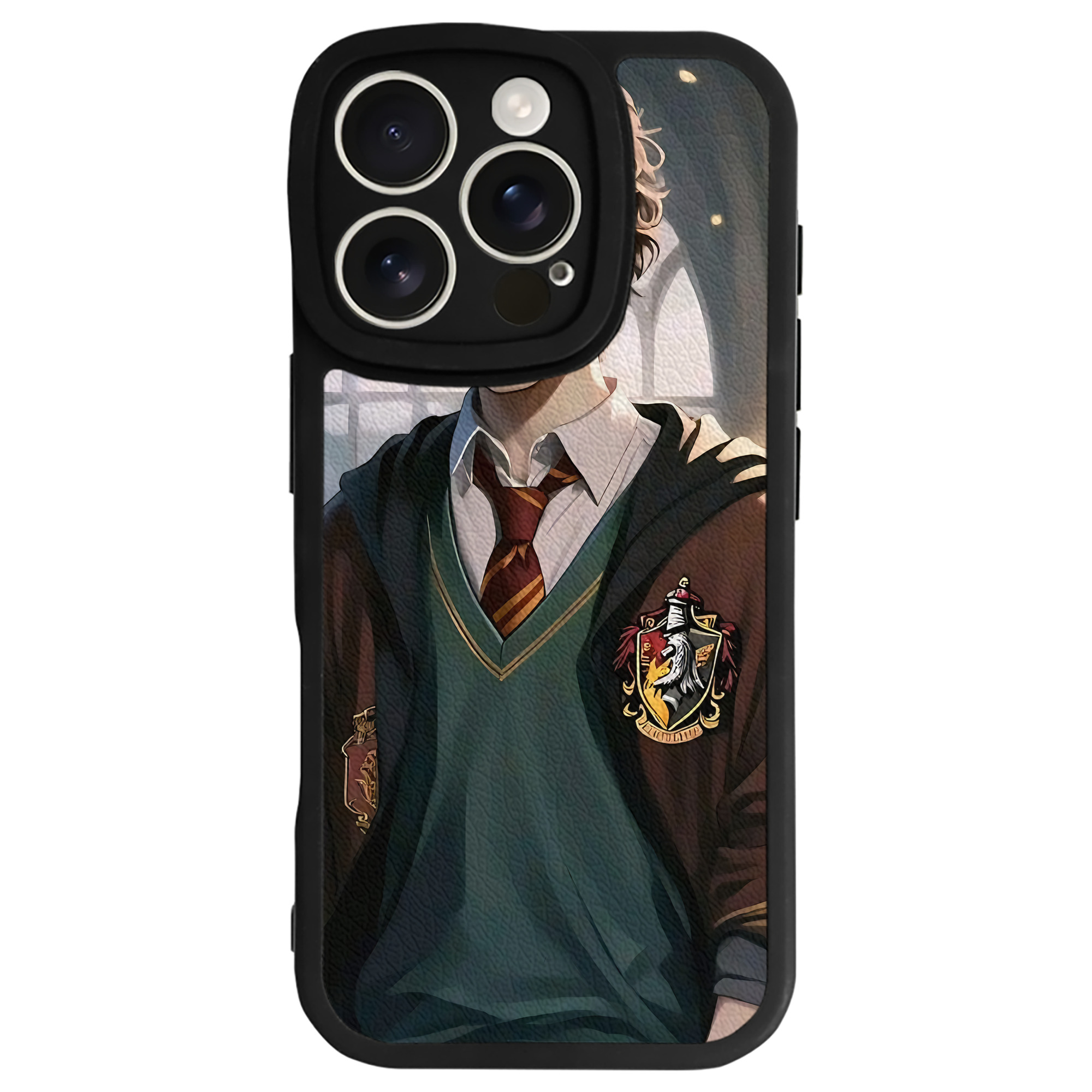 （画像用） Harry Potter ハリー・ポッターシリーズ 【iPhone 16シリーズ対応】シリコンスマホケース（レザー調） 材質：シリコン